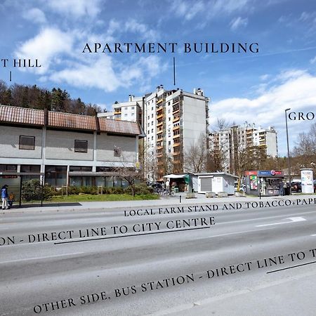 Elegant 1-Bedroom Apartment Near Hill Forest Lublana Zewnętrze zdjęcie